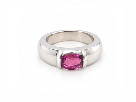 A Pink Tourmaline ring by Chaumet