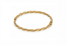 9ct gold twist bangle