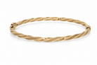 Hinged 9ct bangle 