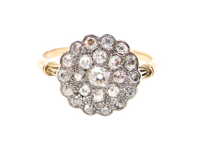 Edwardian diamond cluster ring