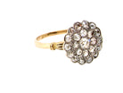 edwardian diamond cluster ring