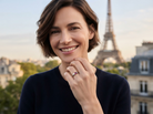 Paris From the House of Chaumet, Paris, a beautiful solitaire ring.