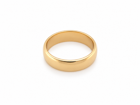 A man's 9 carat gold wedding ring