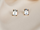 A pair of Aquamarine earrings