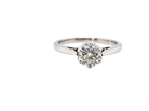 This is the number one choice for an engagement ring, the classic solitaire.  3/4ct