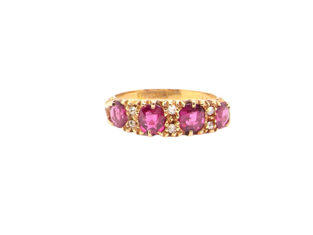 An antique Ruby and Diamond ring