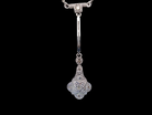 base view  beautiful original Art Deco Diamond pendant 