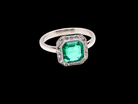 beautiful emerald rings we have had in our collections. The ring from the Art Deco period is set with an  emerald centre stone.
