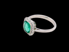 beautiful emerald rings we have had in our collections. The ring from the Art Deco period is set with an exquisite emerald centre stone.
side