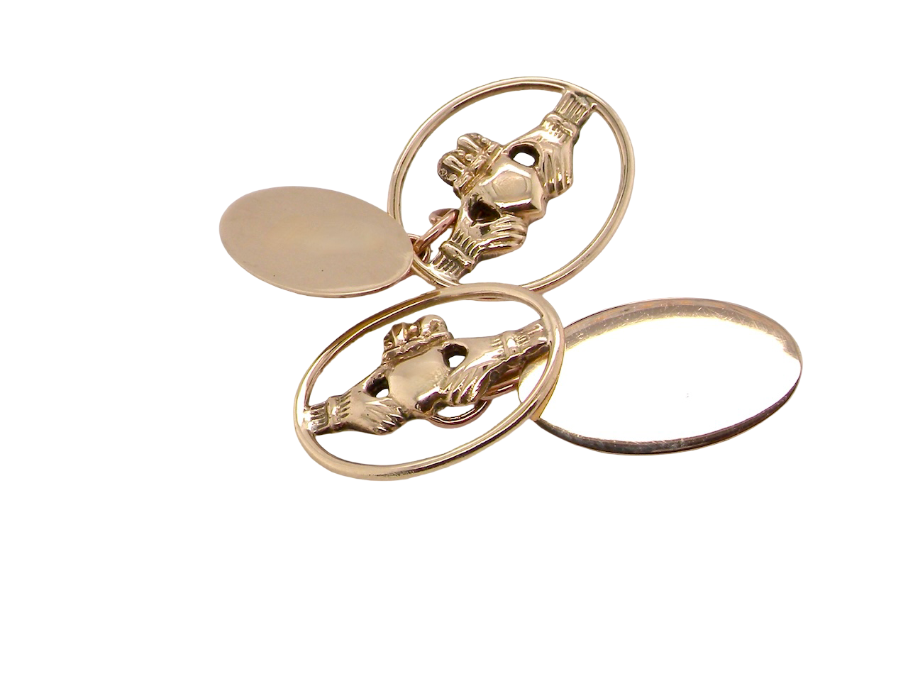 claddagh cufflinks