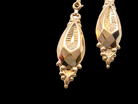 A pair of Victorian Style 9 carat Gold Drop Earrings