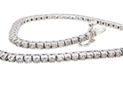 close up An Ever-Popular Classic: Diamond Line Bracelet