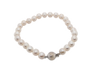  cultured pearl bracelet. High quality pearls, each 6.5mm, 