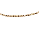 detail A lovely&nbsp; 9 carat gold wrist bangle . Barley twist design, solid not hollow, just under 2mm width.
