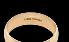 hallmarks A classic plain D-shaped wedding band 