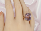 An Amethyst and Gold Dress Ring