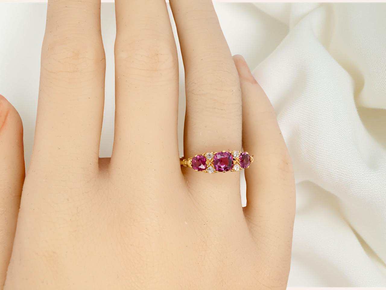 An antique Ruby and Diamond ring Chester