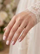 The absolute classic for a wedding ring. This 18 carat yellow gold ring is D shaped with a width of 2.5mm, and a weight of 2.7grams.