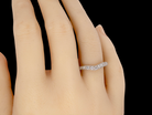 hand Wishbone Diamond Eternity Ring