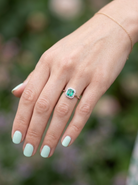 hand beautiful emerald rings we have had in our collections. The ring from the Art Deco period is set with an exquisite emerald centre stone.
