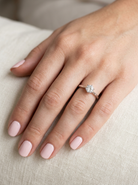 hand ring is set with a superb GIA-certified brilliant-cut diamond, certificate no. 1383174901, weighing 0.70 carat. The diamond is of exceptional quality, graded D colour and VVS1 clarity, with excellent cut and polish and no fluorescence. Measurements: 5.48 x 5.67mm.