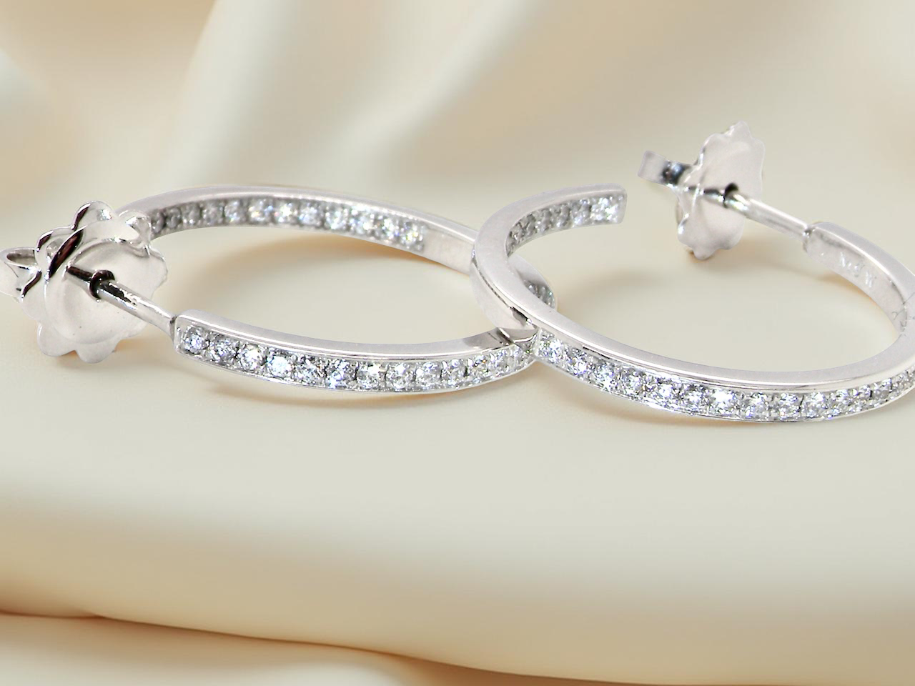 hoop earrings by Mappin &amp; Webb, A