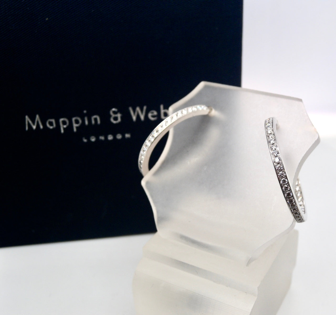 hoop earrings by Mappin &amp; Webb, B