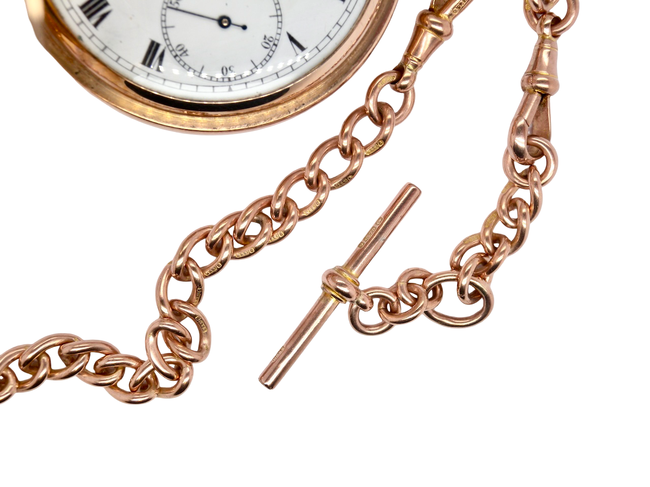hunter pocket watch + chain