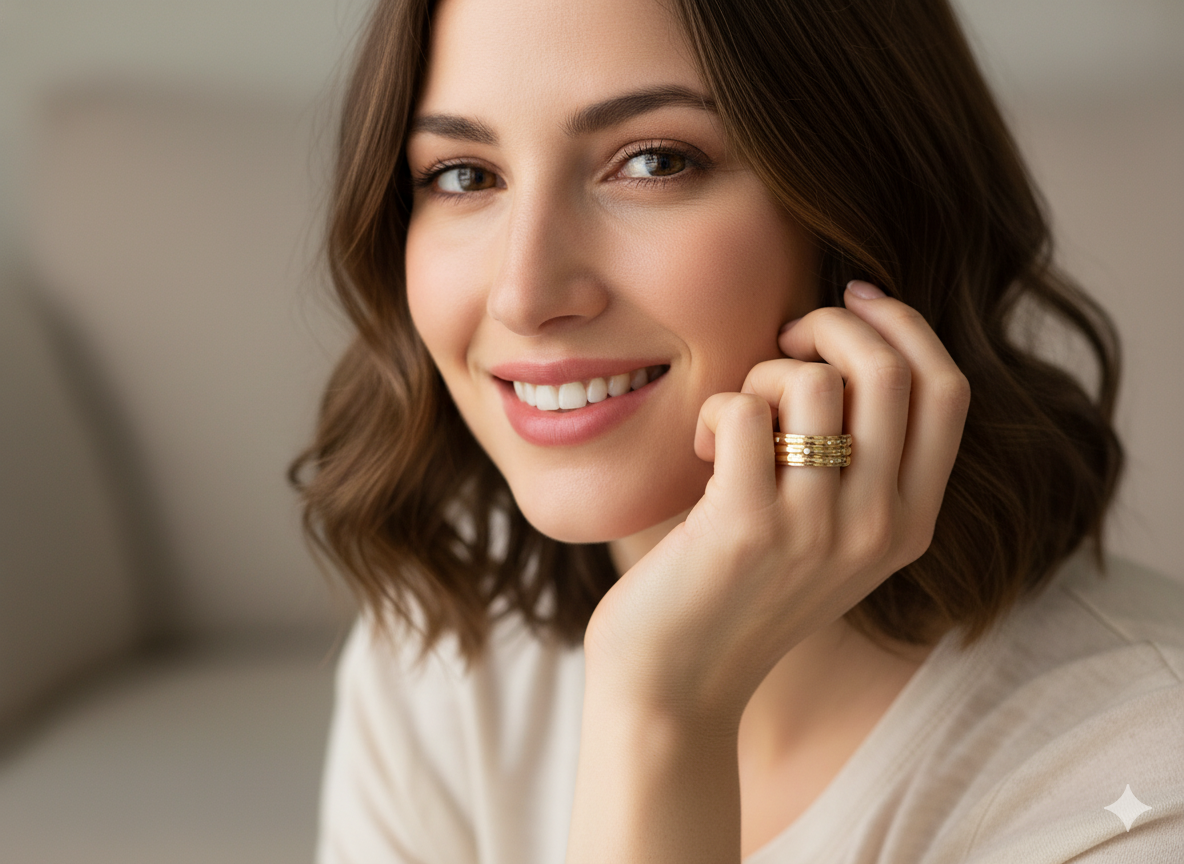 model A Piaget ‘Possession’ Triple-Band Diamond Ring