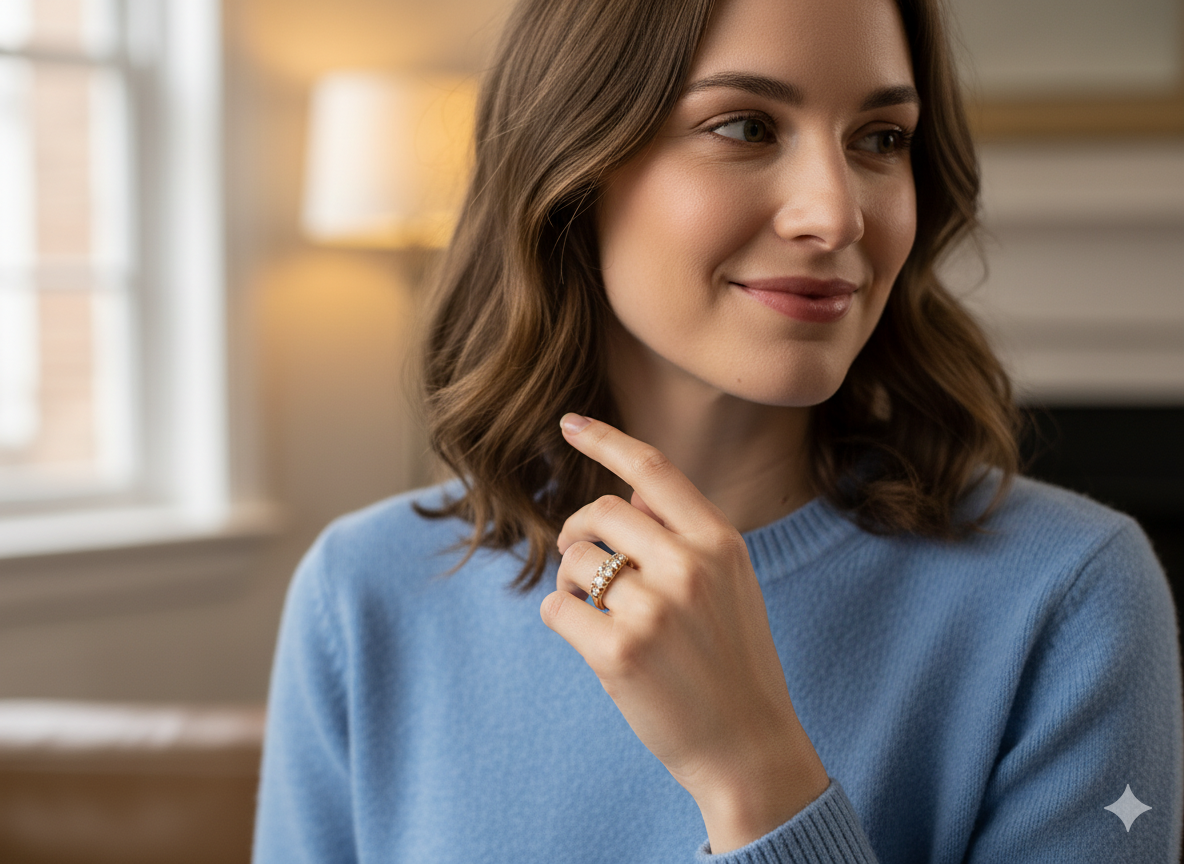 A Victorian Five-Stone Diamond Ring, Birmingham 1892