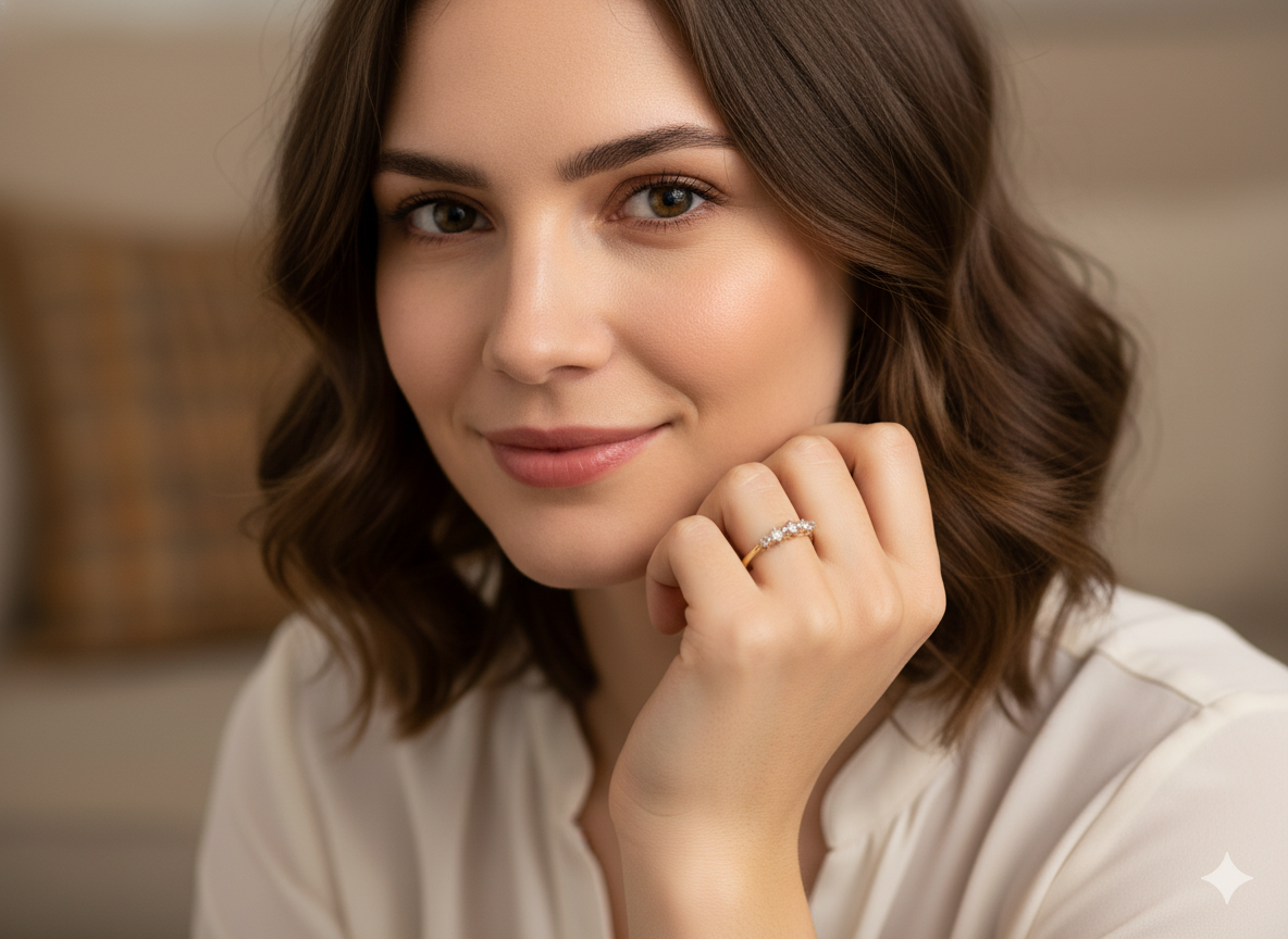 An Early 20th Century Five-Stone Diamond Ring