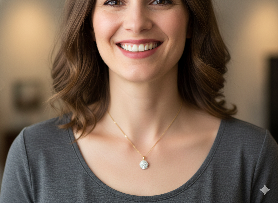 model An impressive diamond pendant, set with multiple round brilliant-cut diamonds,