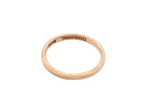 A narrow 9 carat gold wedding ring. D shape profile.

Width just over 2mm, weight 2 grams.
