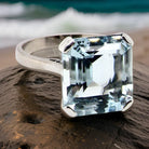 Gorgeous aquamarine dress ring