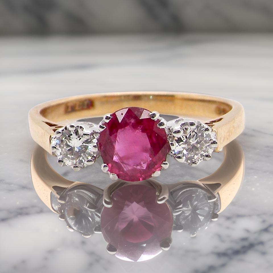  Ruby and Diamond Ring