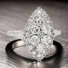  Diamond Cluster Ring