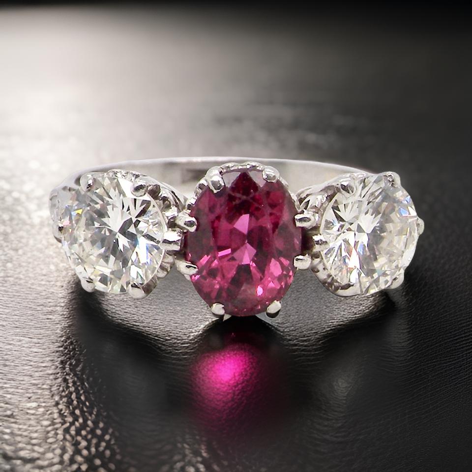 Early 20th century Ruby and Diamond Ring