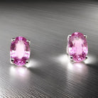 fine pair of Pink Sapphire earrings