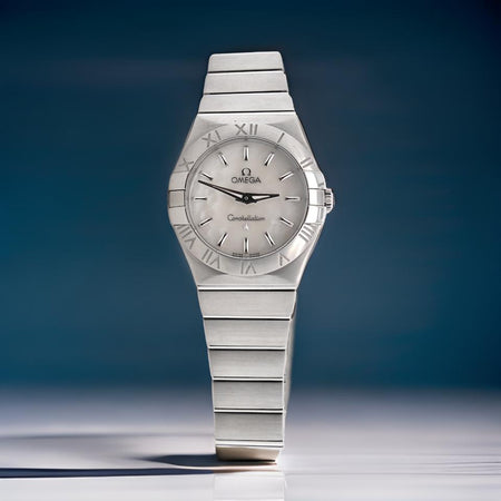 A woman's Omega Constellation wrist watch