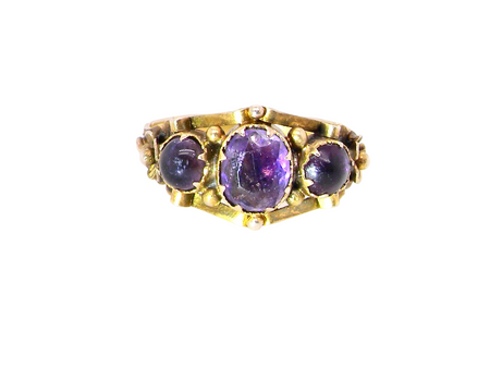 A Victorian Amethyst dress ring