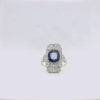 video A Fabulous Art Deco Sapphire and Diamond Plaque Ring