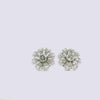 A pair of Art Deco Diamond Cluster Earrings (c.1920–1930)