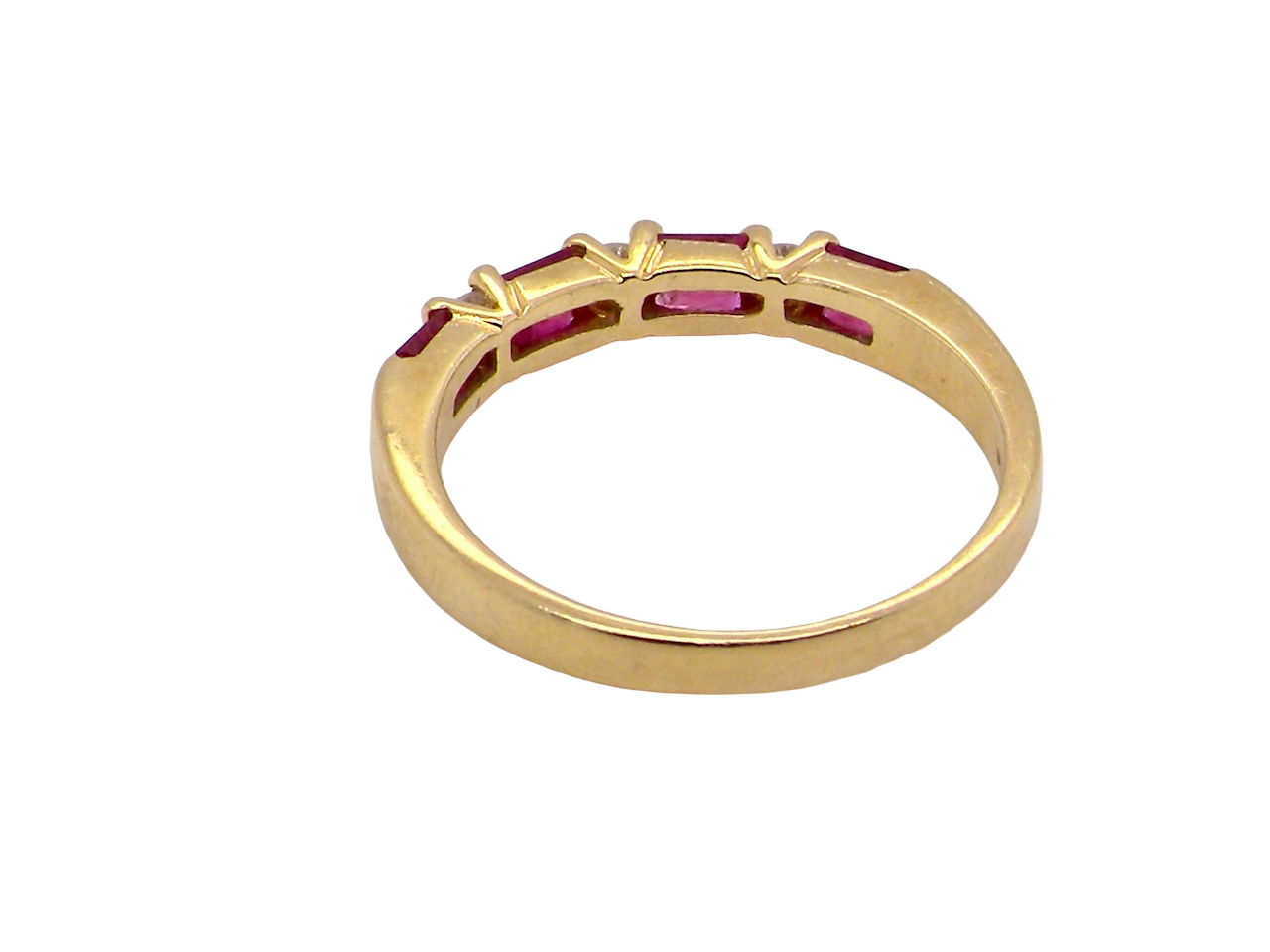 rear A Ruby and Diamond eternity ring square