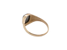rear A 'Warriors Head' Haematite signet ring
