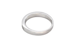 rear A fine 18 carat white gold half hoop eternity ring. Set with ten princess cut white diamonds.

Close set, each 2.5x2.5mm, total one carat