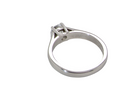 rear A fine solitaire ring, features an exceptional half carat diamond, brilliant cut, colour H-j, clarity VS2-Si1. Measures 5.2mm, depth 5.5mm, weight 4.9grams
