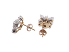 A seasonal pair of Snowflake Diamond Earrings