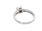 rear A stylish modern 18 carat white gold diamond cluster ring, with a beautifully clean and understated design.

The square-shaped head is set with four Princess cut white diamonds,