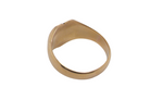 rear A very unusual signet ring, hallmarked in Birmingham in 1900.

The head is heart shaped and measures 11x10mm. 