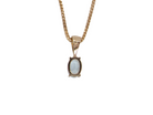 An Aquamarine solitaire pendant